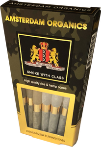 Box of 30 packs king size rice and hemp based mixed luxury preroll cones camouflage packs 180 cones